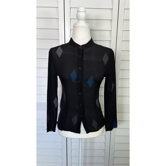 Vintage Finity Studio Silk Blouse - Picture 1 of 9